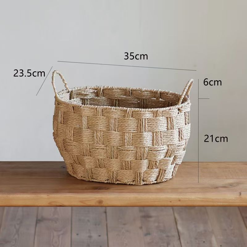 Willow Basket Woven Natural Fiber Soft Textile | Kelmera