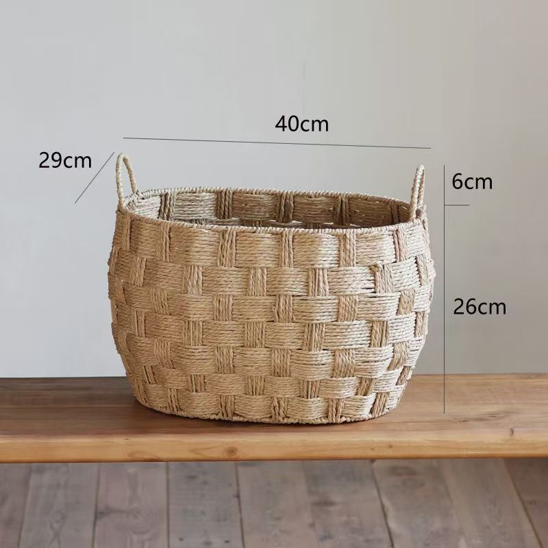 Willow Basket Woven Natural Fiber Soft Textile | Kelmera