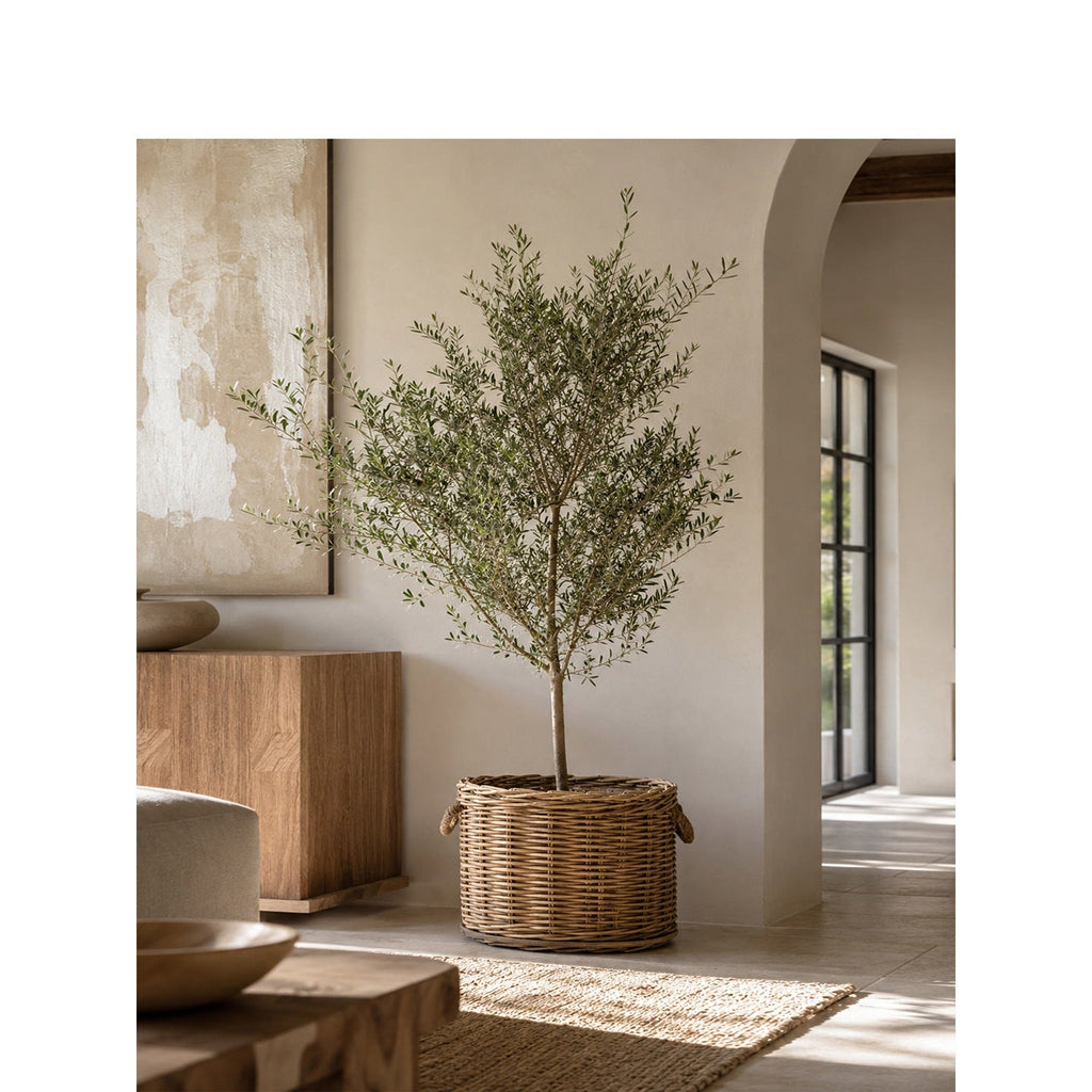 Willow Woven Basket with Inner Lining | Kelmera