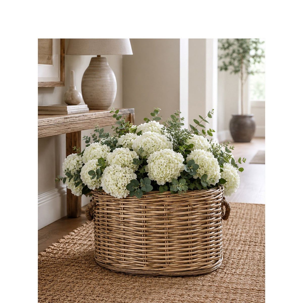 Willow Woven Basket with Inner Lining | Kelmera