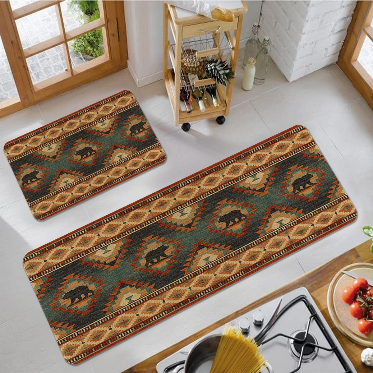 Wine-Themed Kitchen Runner Mat | Kelmera