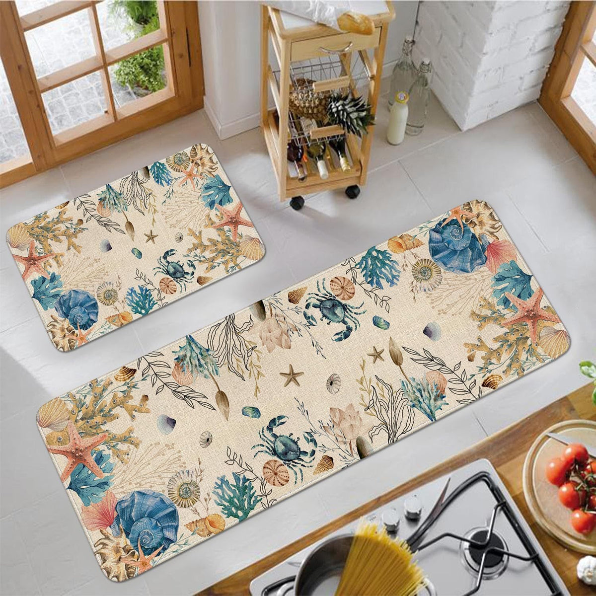 Wine-Themed Kitchen Runner Mat | Kelmera