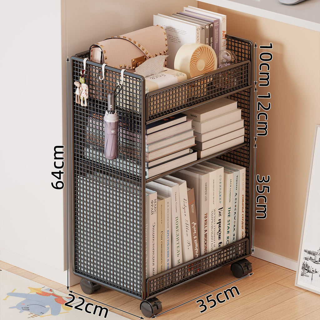 Wire Mesh Bookcase Organizer | Kelmera