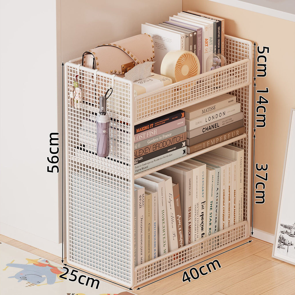 Wire Mesh Bookcase Organizer | Kelmera