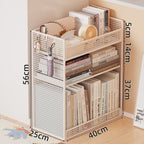 Wire Mesh Bookcase Organizer | Kelmera
