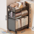 Wire Mesh Bookcase Organizer | Kelmera