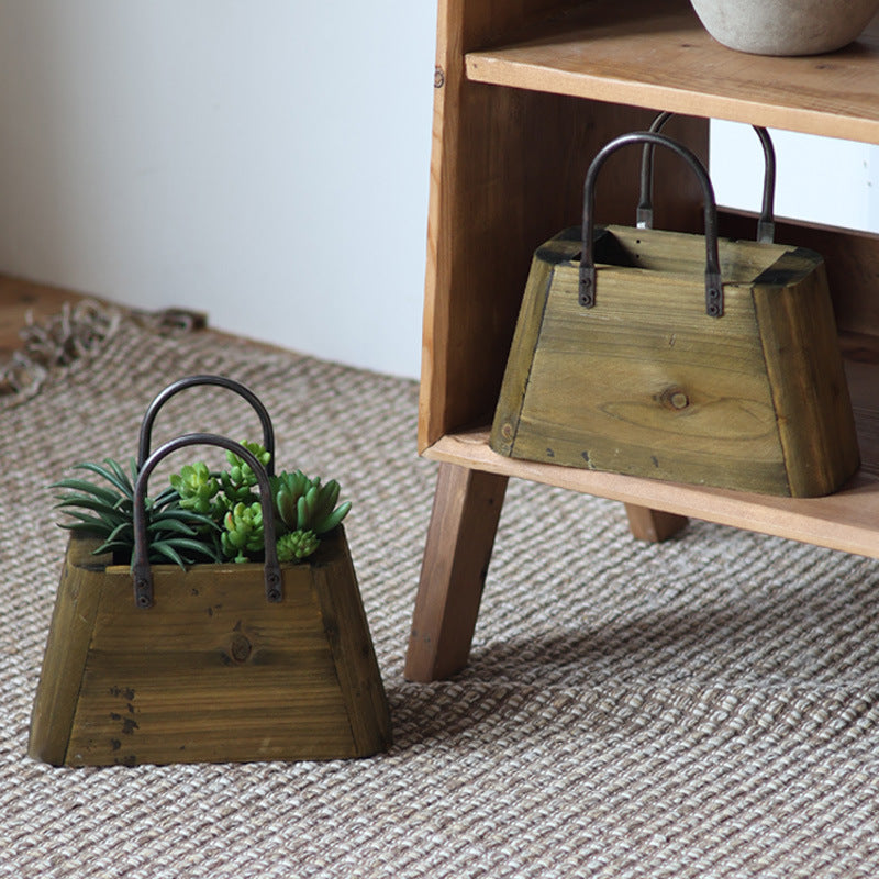 Wooden Container with Handles | Kelmera