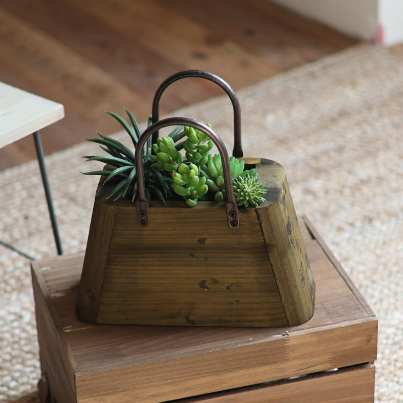 Wooden Container with Handles | Kelmera
