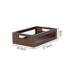 Wooden Storage Box with Metal Grid | Kelmera