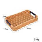 Woven Decorative Serving Tray | Kelmera