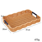 Woven Decorative Serving Tray | Kelmera
