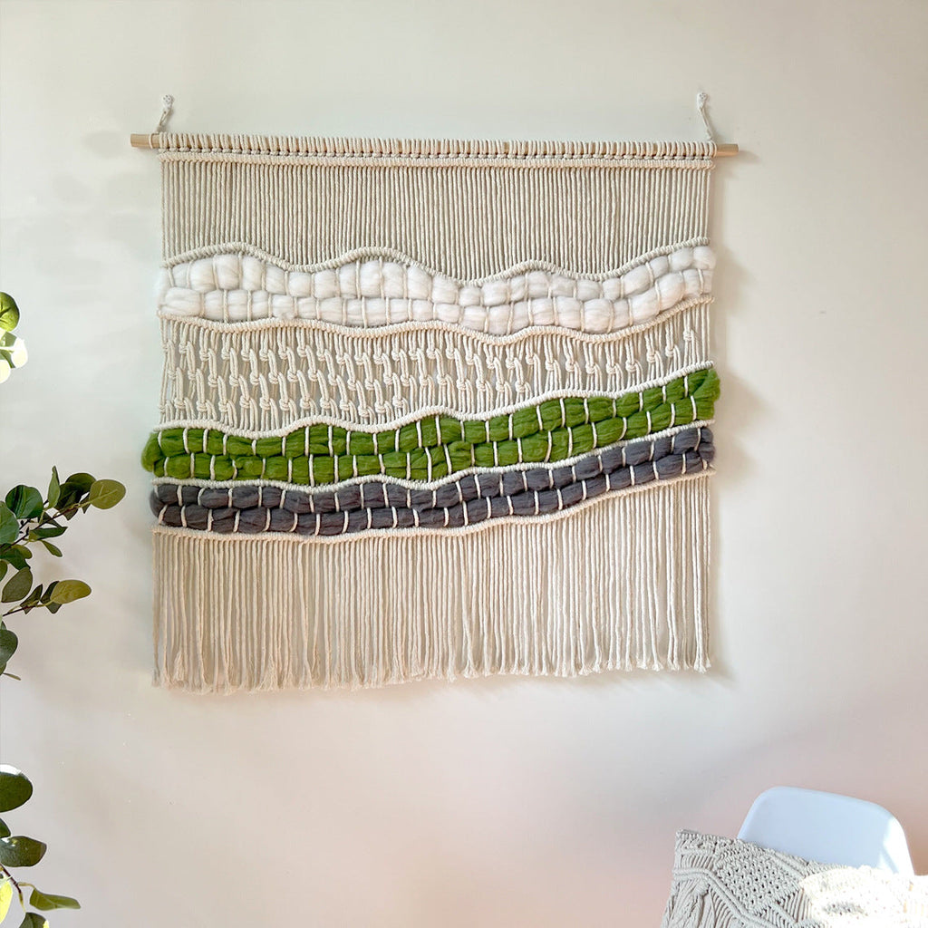 Woven Macrame Wall Tapestry | Kelmera
