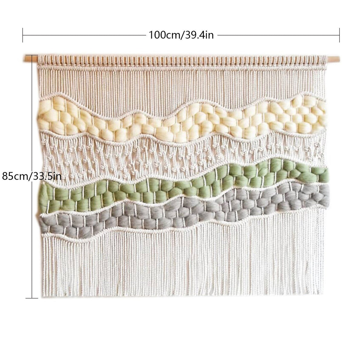 Woven Macrame Wall Tapestry | Kelmera