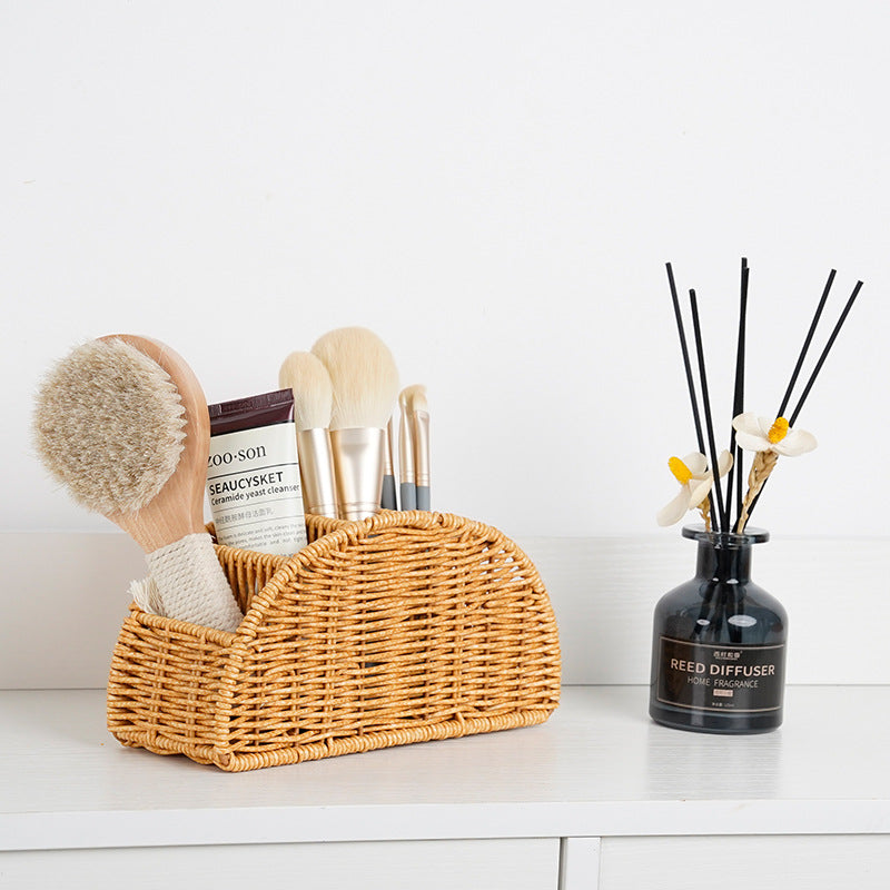 Woven Multi-Compartment Storage Caddy | Kelmera