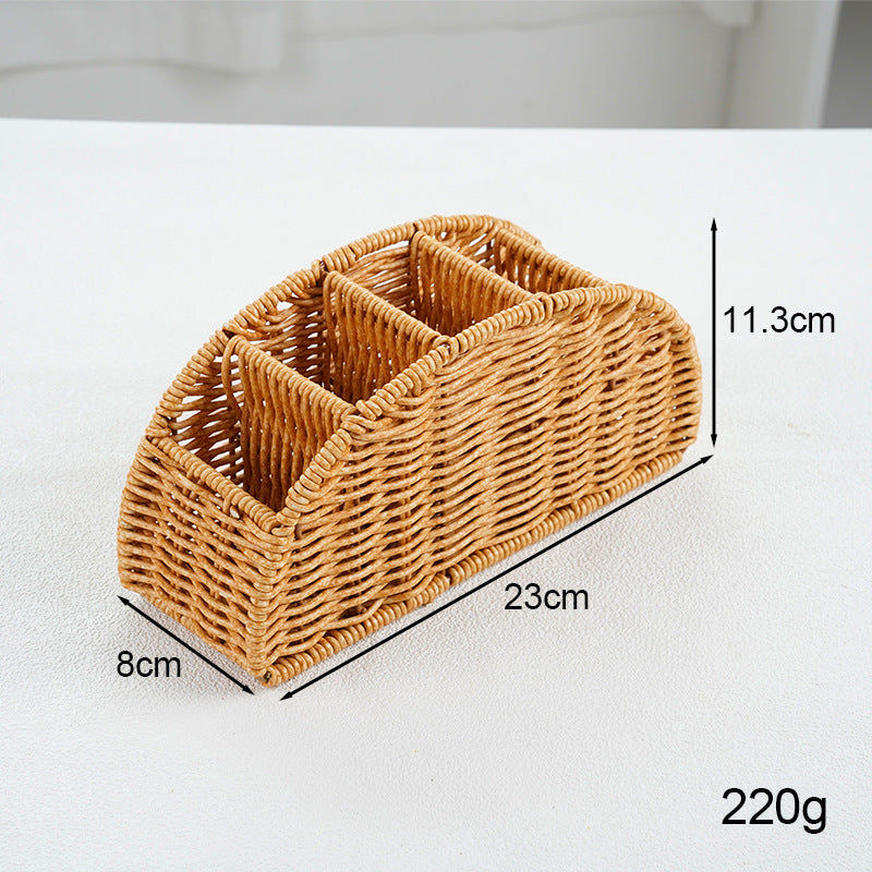 Woven Multi-Compartment Storage Caddy | Kelmera