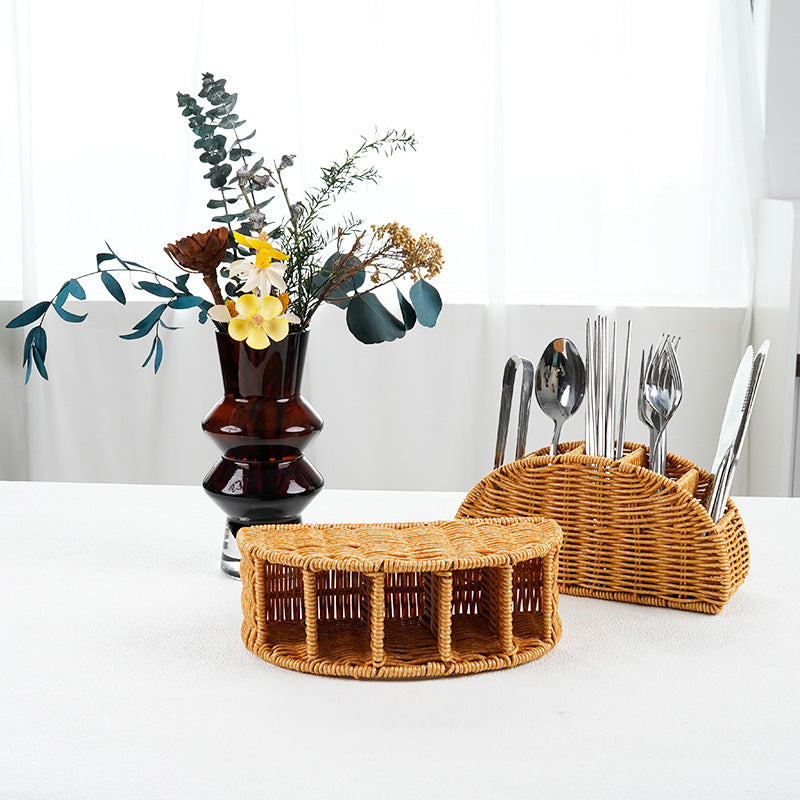 Woven Multi-Compartment Storage Caddy | Kelmera