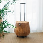 Woven Rattan Lounge Chair | Kelmera