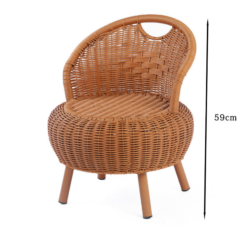 Woven Rattan Lounge Chair | Kelmera
