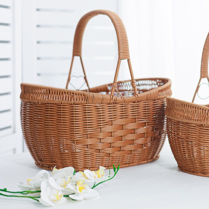 Woven Rattan Utility Basket | Kelmera