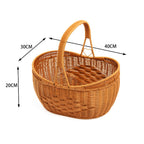 Woven Rattan Utility Basket | Kelmera