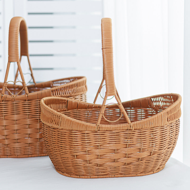 Woven Rattan Utility Basket | Kelmera