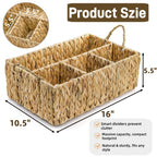 Woven Seagrass Organizer Basket | Kelmera