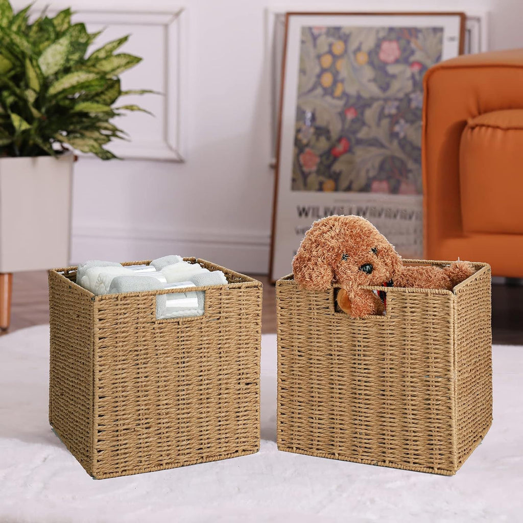 Woven Seagrass Toy Storage Container | Kelmera