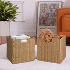 Woven Seagrass Toy Storage Container | Kelmera
