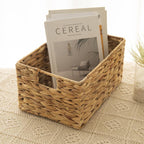 Woven Storage Basket 15.35 × 11 × 7.87 Inch | Kelmera
