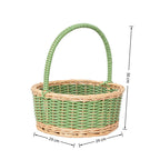 Woven Storage Basket 9.45 × 9.45 × 4.13 Inch | Kelmera