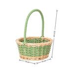 Woven Storage Basket 9.45 × 9.45 × 4.13 Inch | Kelmera