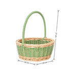 Woven Storage Basket 9.45 × 9.45 × 4.13 Inch | Kelmera