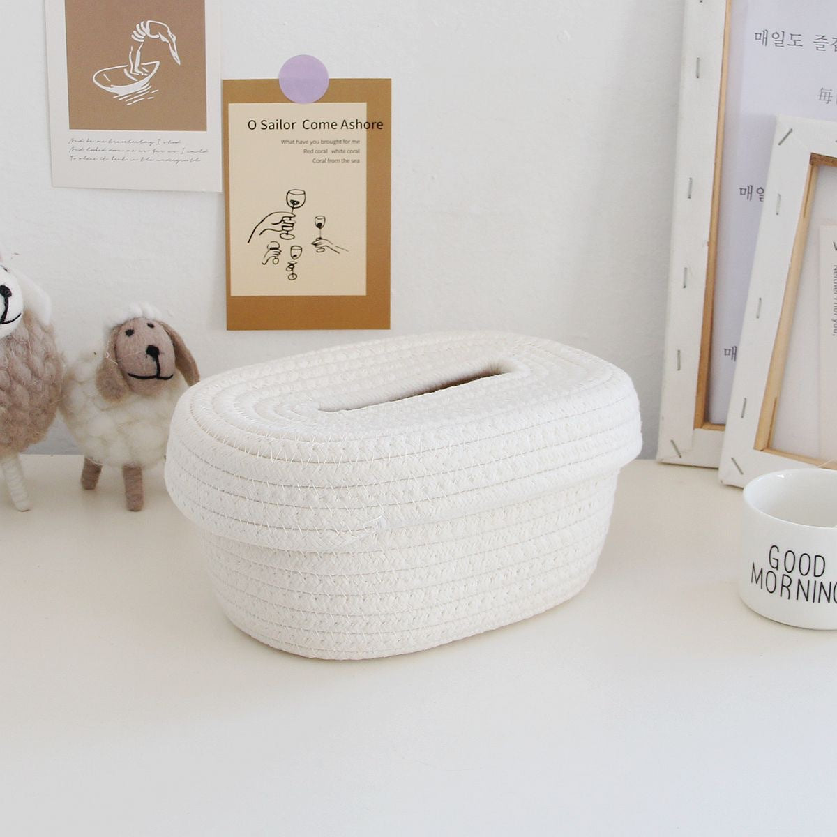 Woven Storage Basket Brown Gray | Kelmera