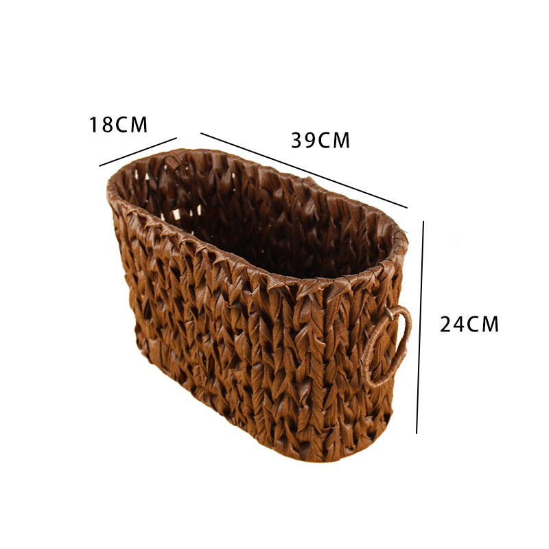 Woven Storage Basket Dark Khaki | Kelmera