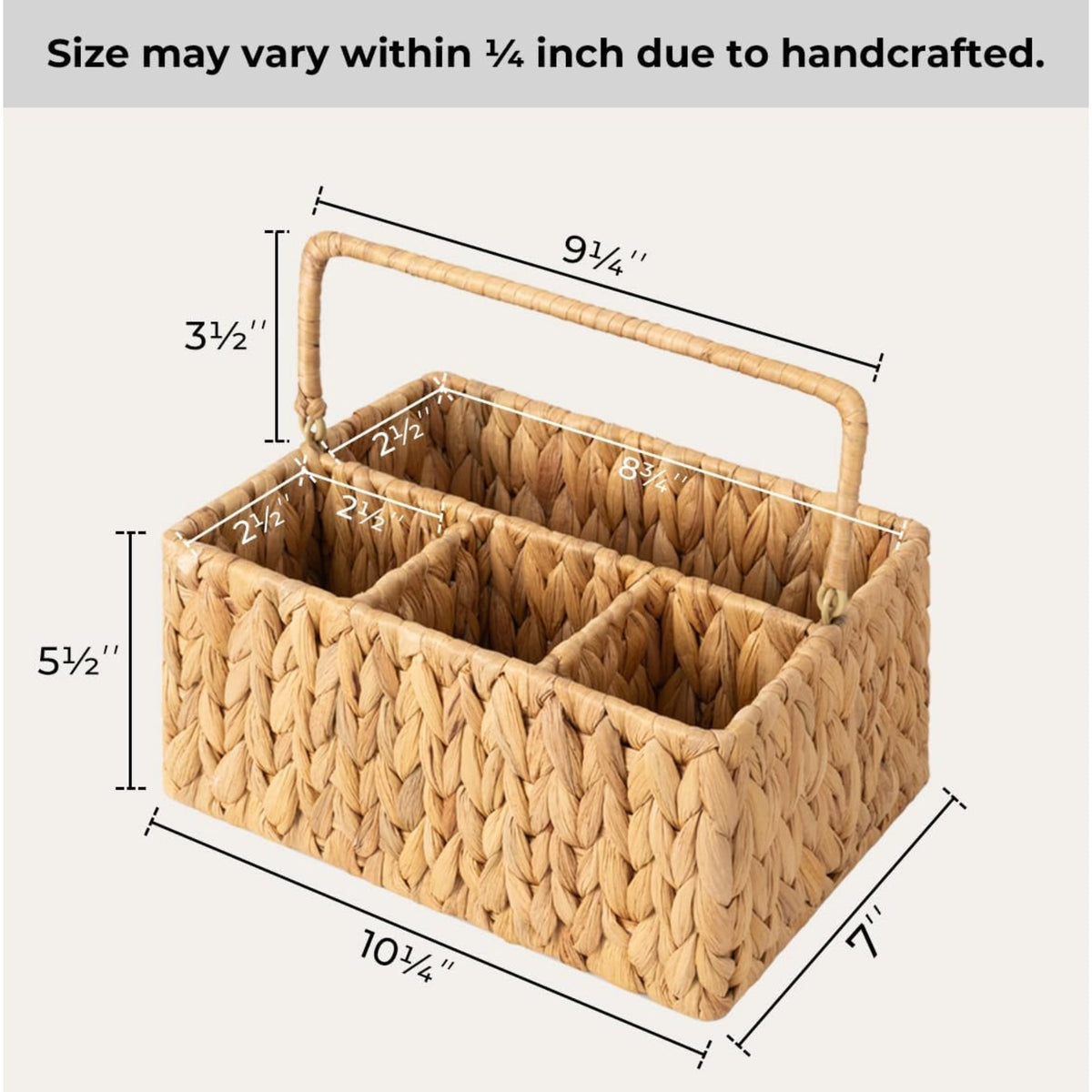 Woven Storage Basket Gray Khaki | Kelmera
