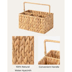 Woven Storage Basket Gray Khaki | Kelmera