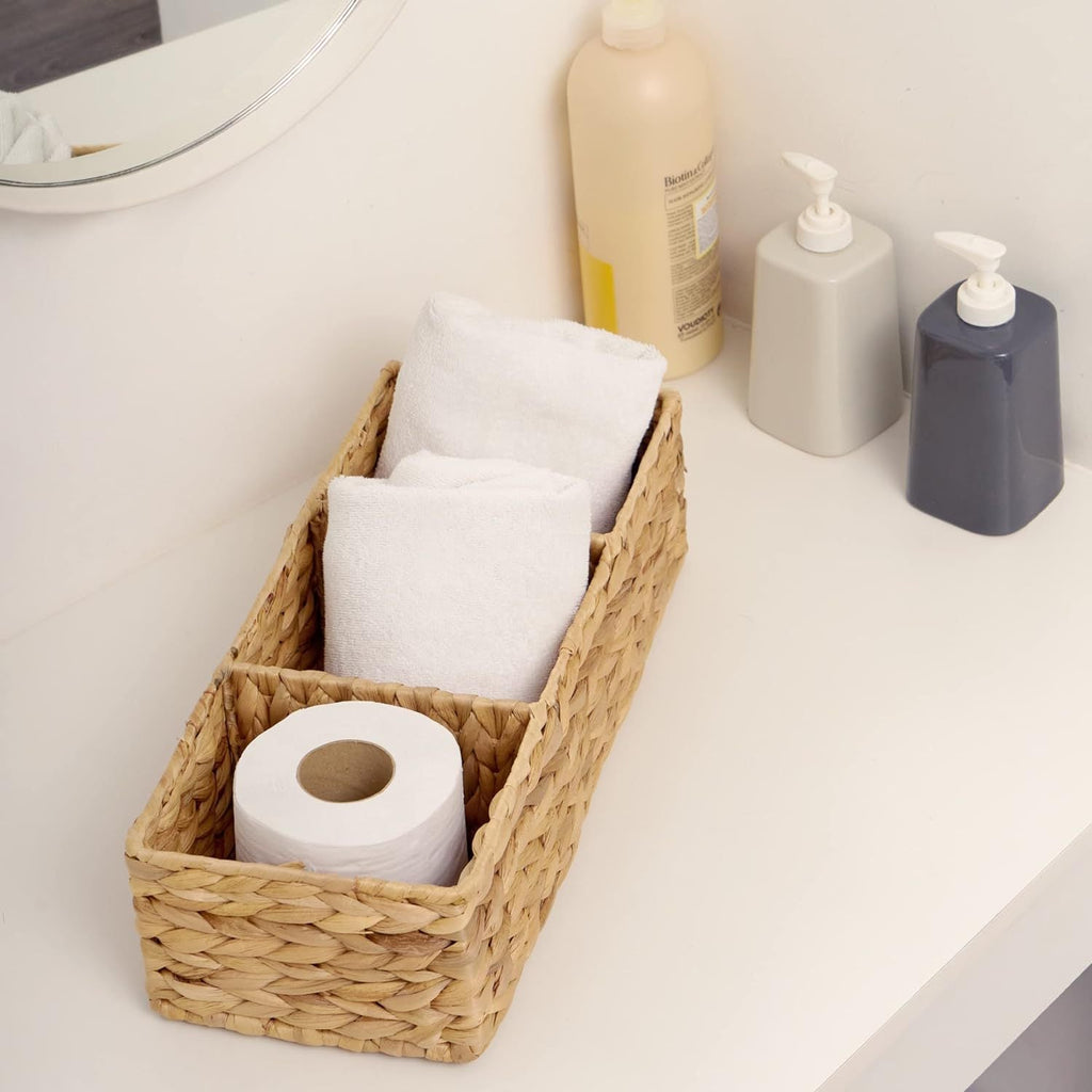 Woven Storage Basket Set Brown Gray | Kelmera