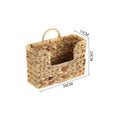 Woven Storage Basket with Handles 11.81 × 4.33 × 7.87 Inch | Kelmera