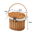 Woven Storage Basket with Lid | Kelmera
