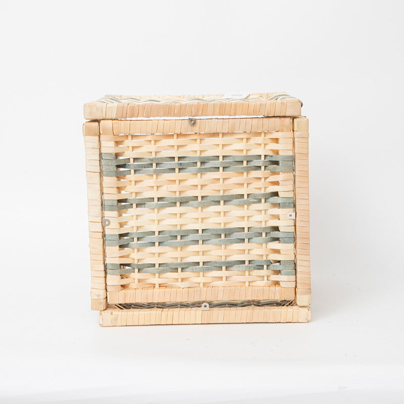 Woven Storage Basket with Removable Lid | Kelmera