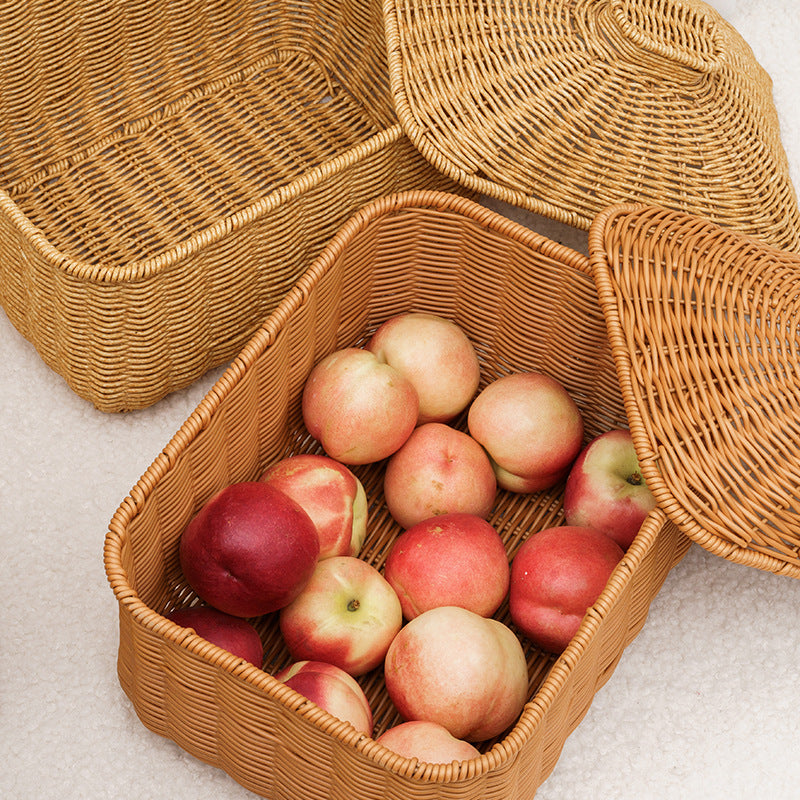 Woven Storage Container with Lid | Kelmera