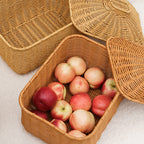 Woven Storage Container with Lid | Kelmera