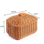 Woven Storage Container with Lid | Kelmera