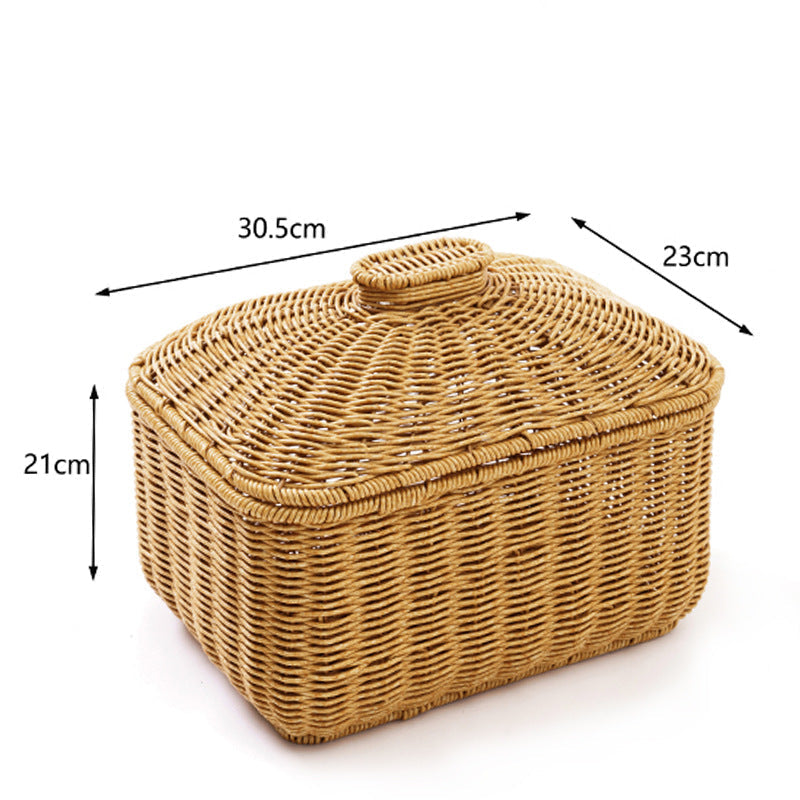 Woven Storage Container with Lid | Kelmera