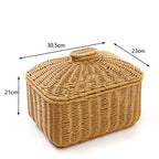Woven Storage Container with Lid | Kelmera