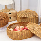 Woven Storage Container with Lid | Kelmera