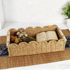 Woven Storage Organizer Basket 14.17 × 3.94 × 5.91 Inch | Kelmera
