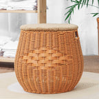 Woven Storage Ottoman | Kelmera
