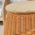 Woven Storage Ottoman | Kelmera