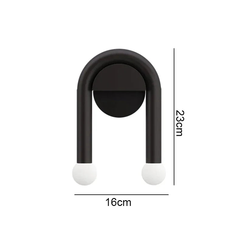 Yarsunda Black Wall Lamp